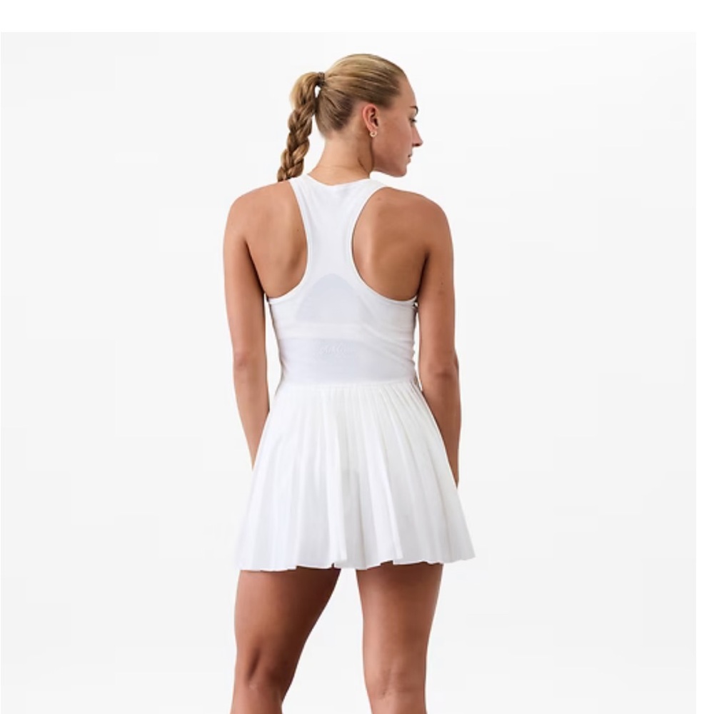 Athleta White Racerback Tennis Dress